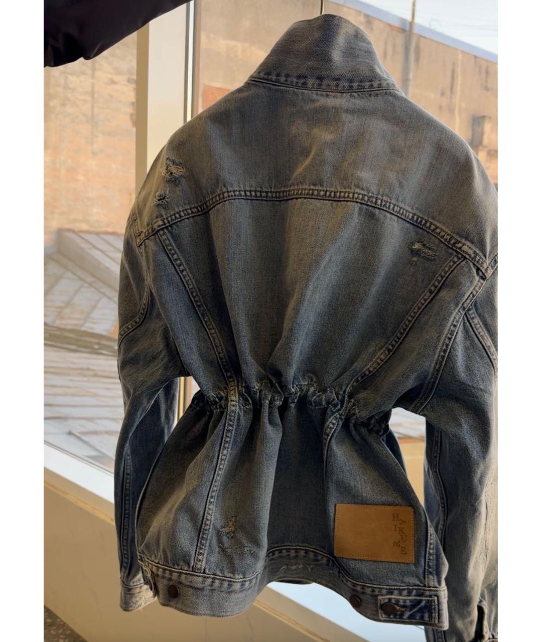 HAIKURE Голубая деним куртка, фото 2