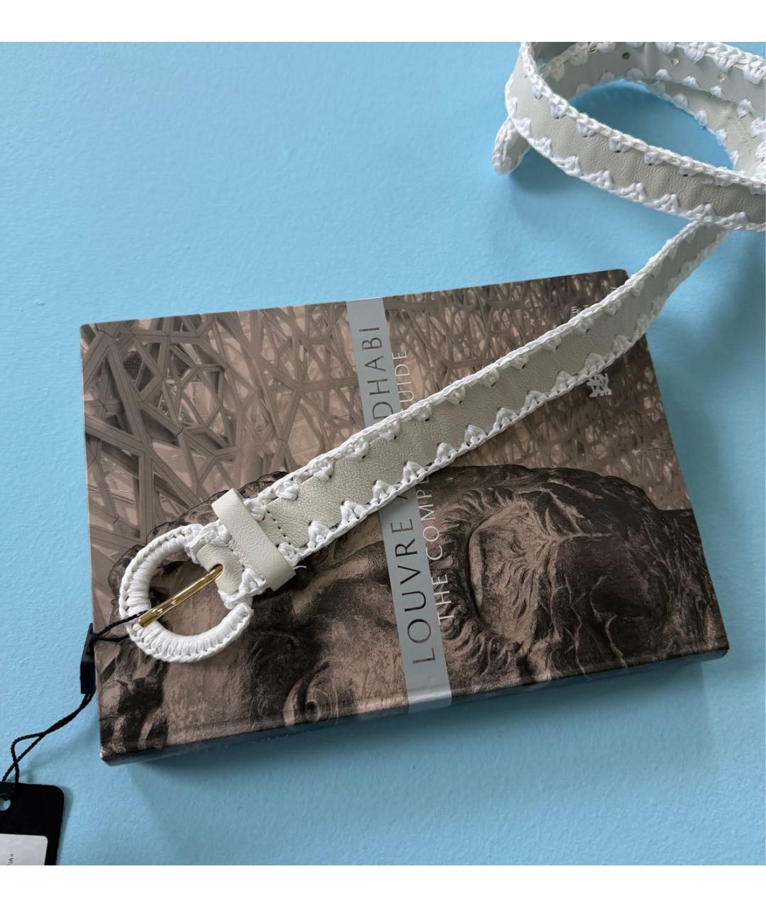 DOLCE&GABBANA Белый ремень, фото 3