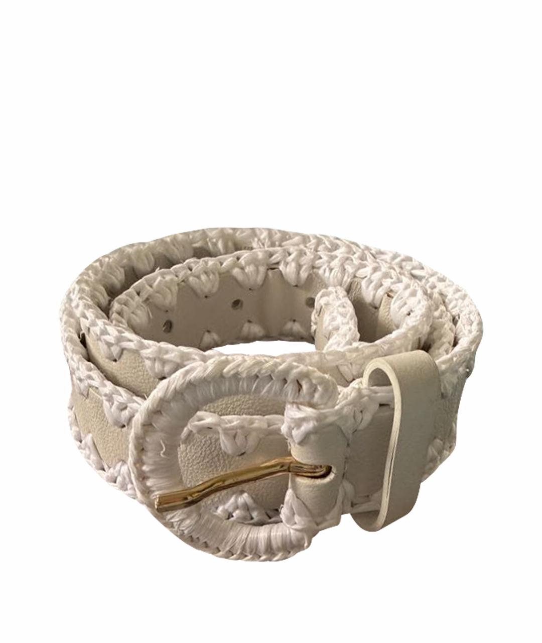 DOLCE&GABBANA Белый ремень, фото 1