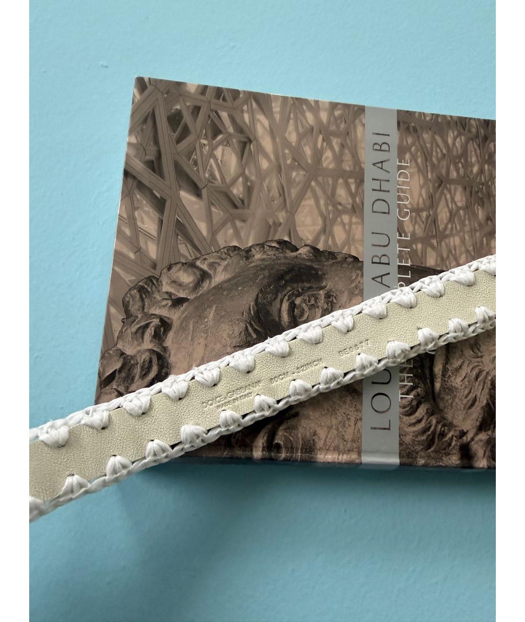 DOLCE&GABBANA Белый ремень, фото 2