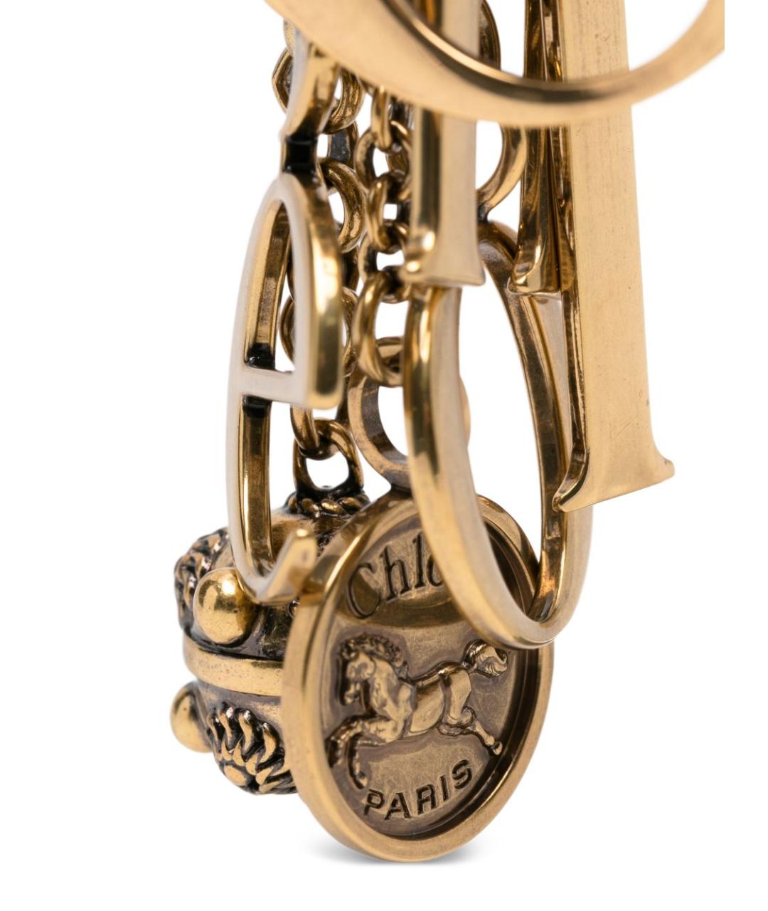 CHLOE Золотой брелок, фото 2