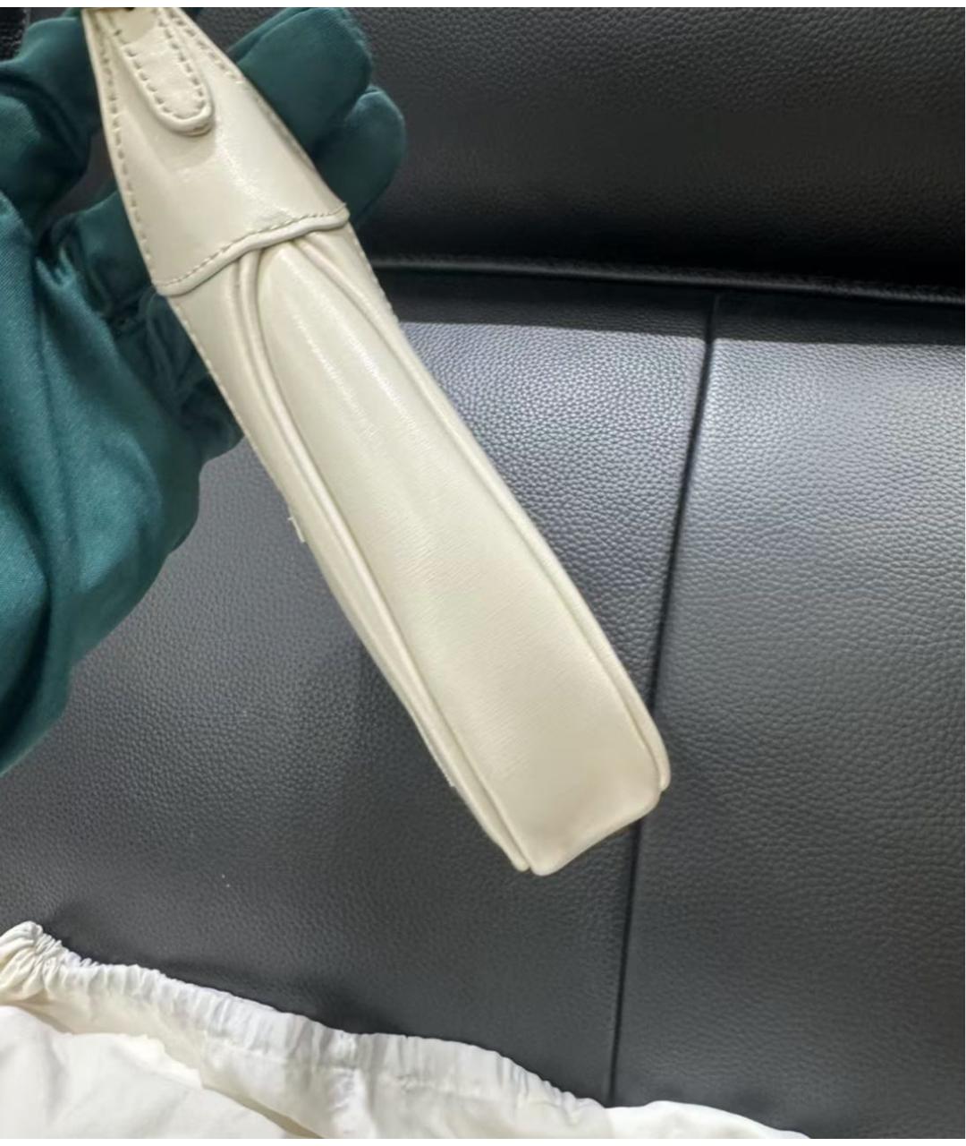 GUCCI Бежевая кожаная сумка с короткими ручками, фото 6