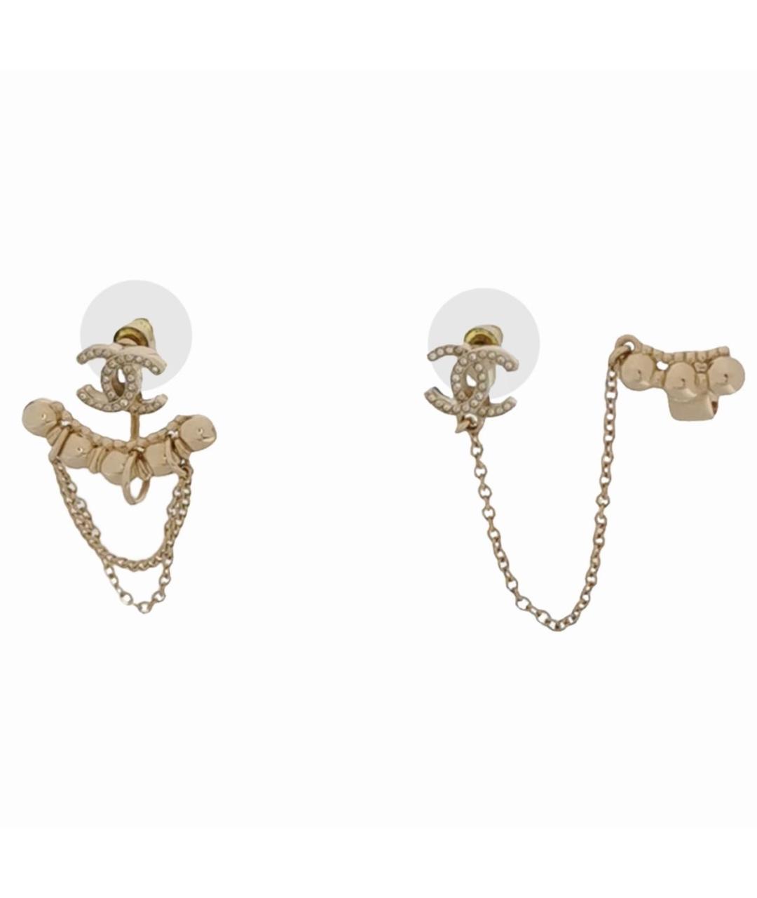 CHANEL Золотые серьги, фото 1