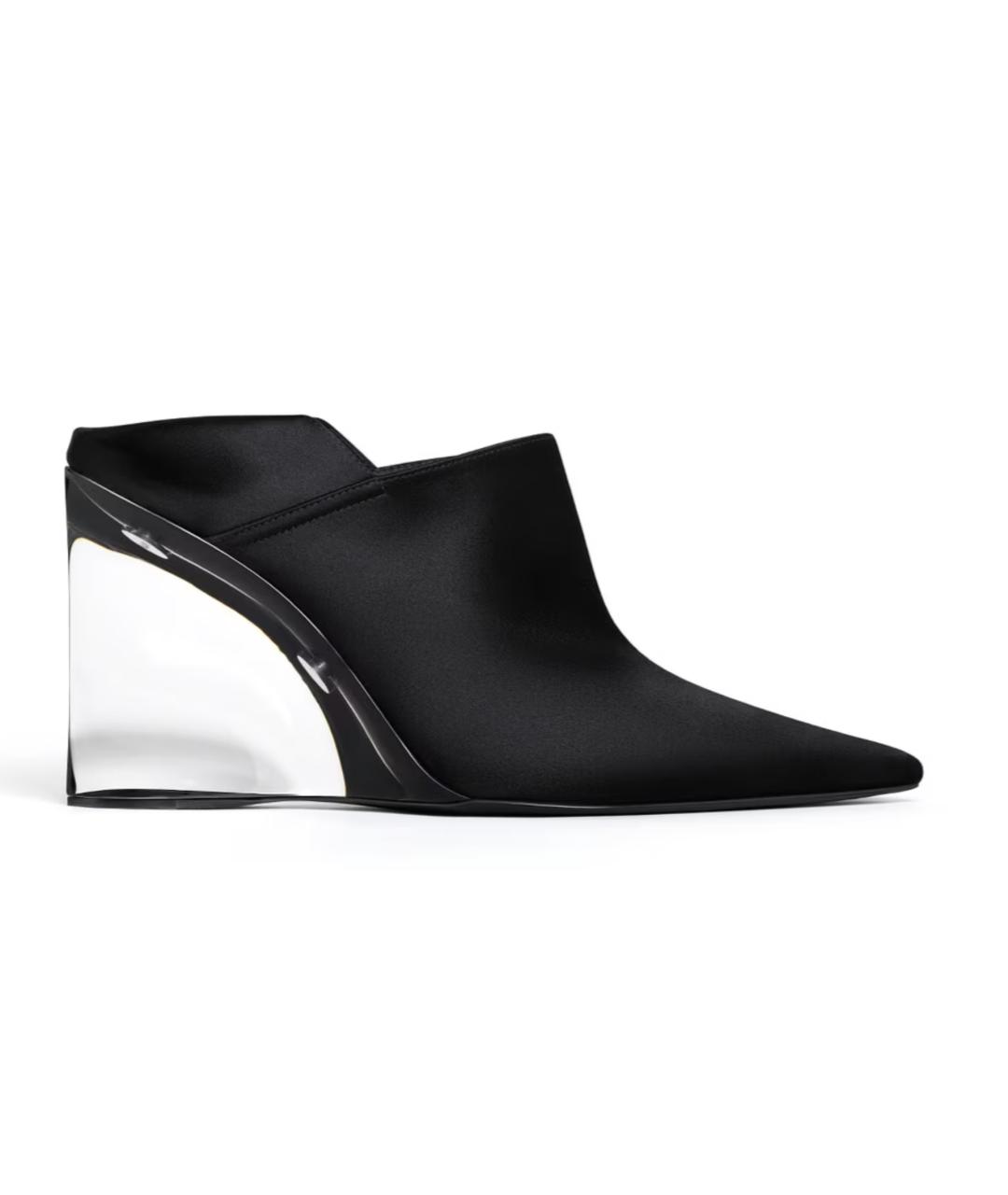 ALAIA Черные текстильные мюли, фото 1