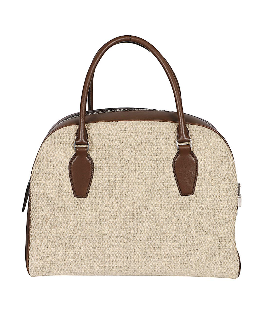 THE ROW Бежевая тканевая сумка тоут, фото 3