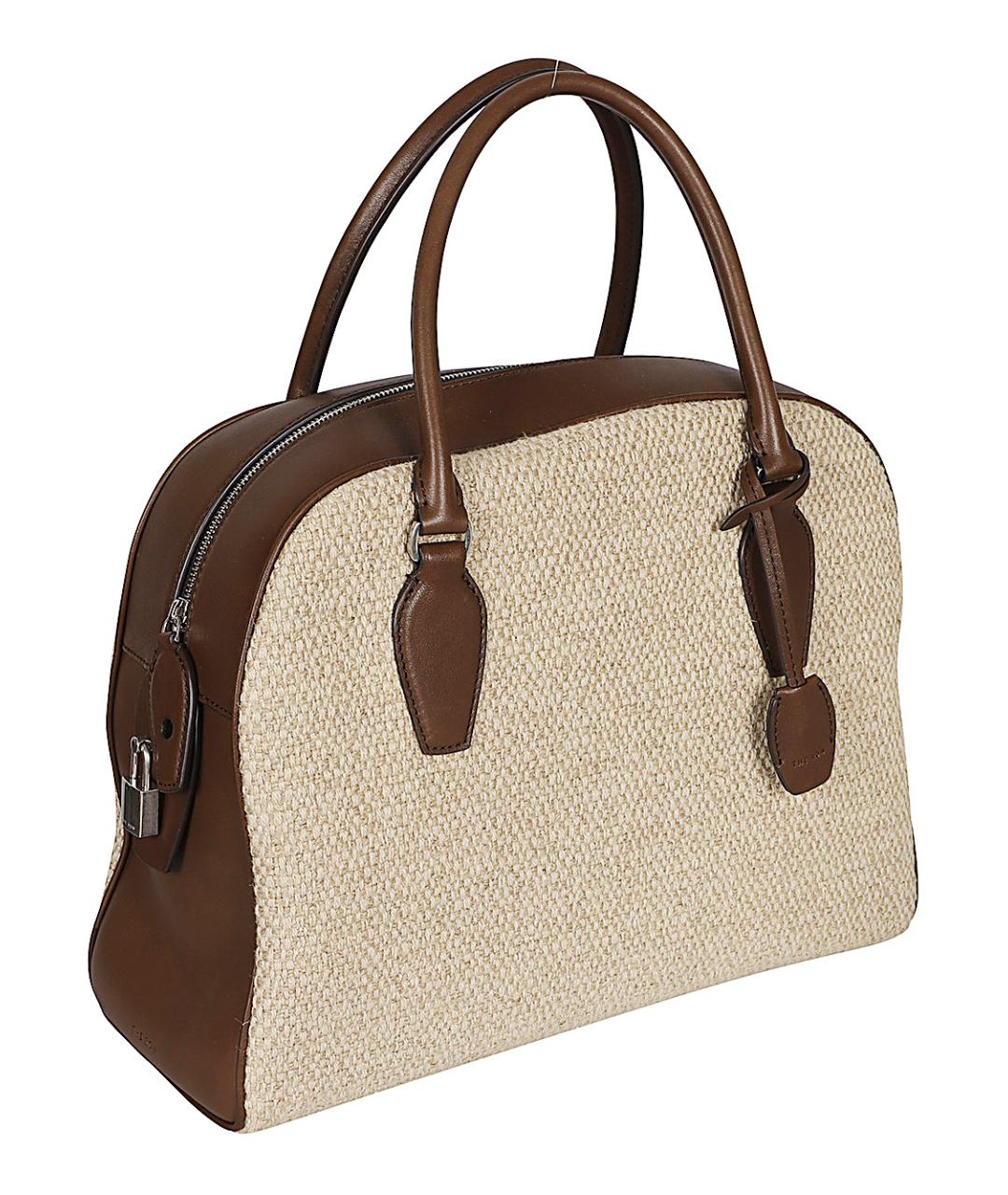 THE ROW Бежевая тканевая сумка тоут, фото 2