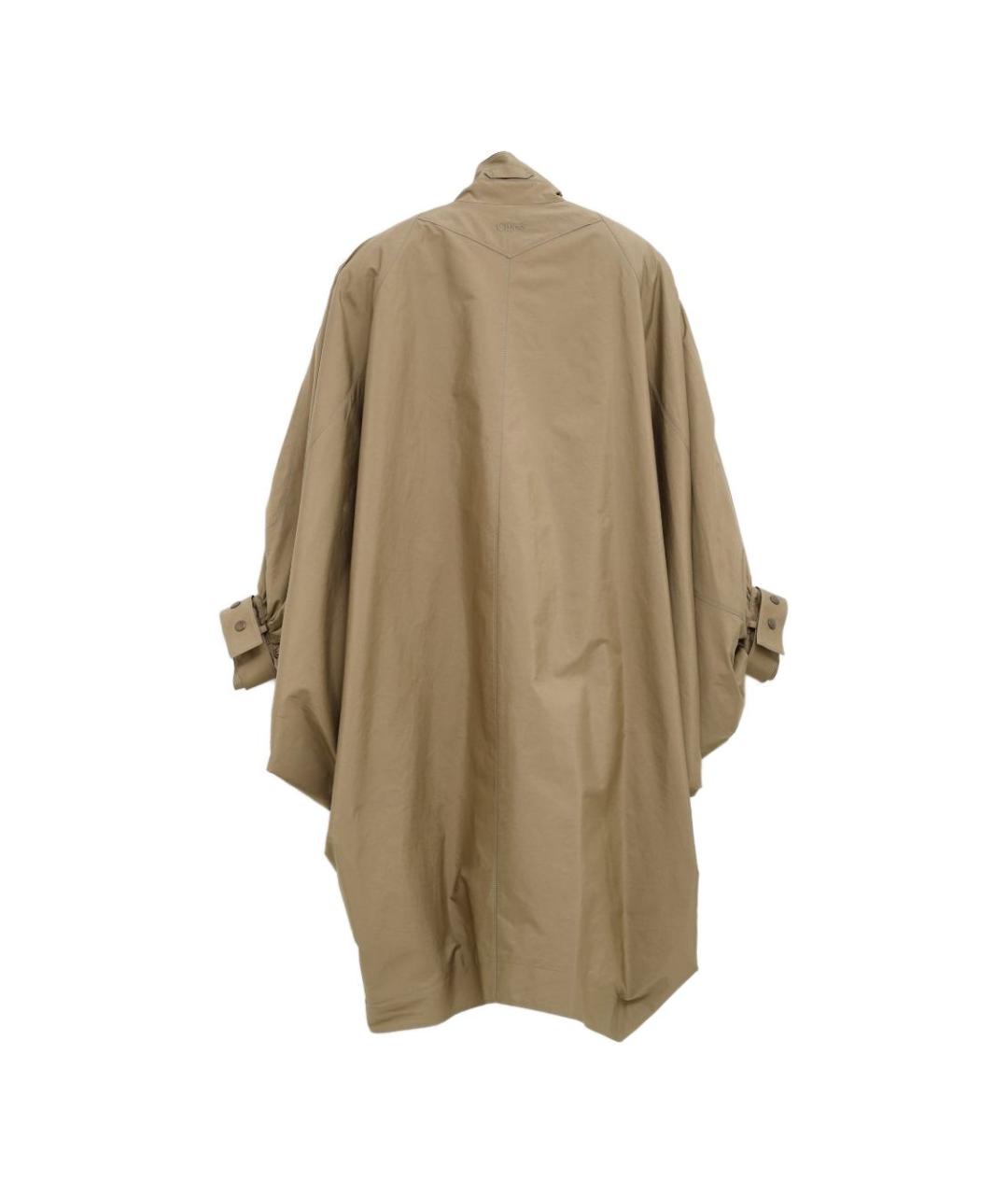 CHLOE Хаки хлопковый тренч/плащ, фото 3