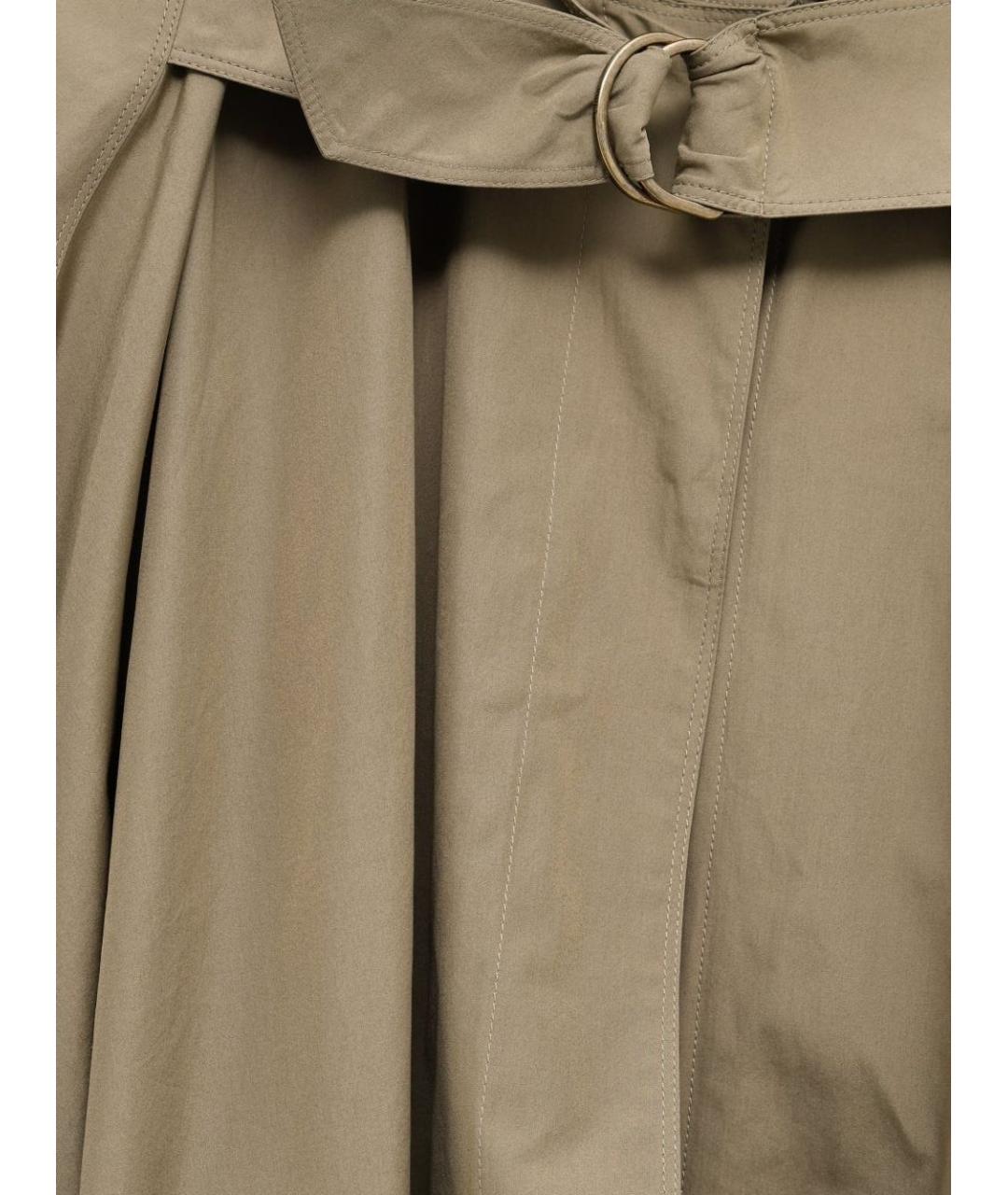 CHLOE Хаки хлопковый тренч/плащ, фото 2