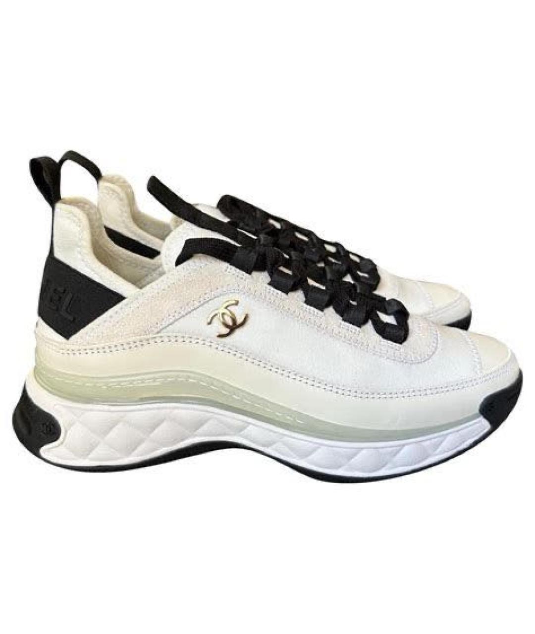 CHANEL Белые кроссовки, фото 9