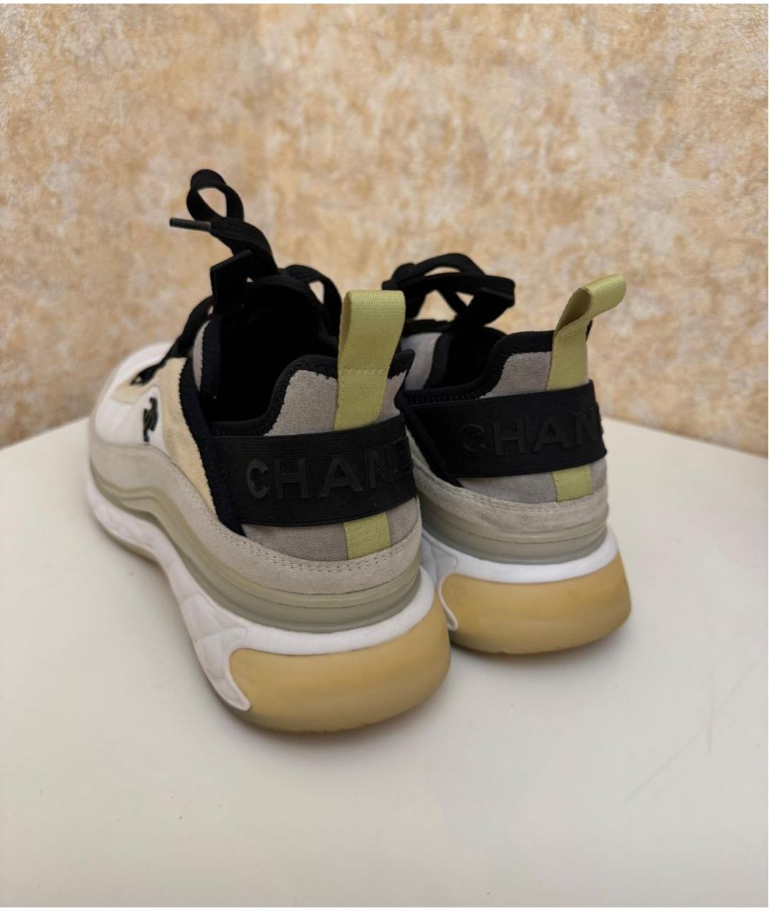 CHANEL Белые кроссовки, фото 5