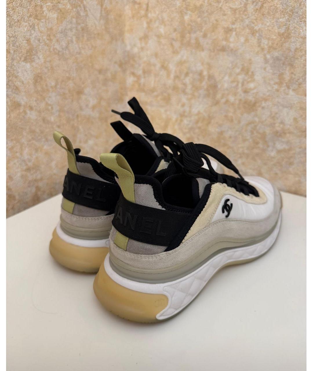 CHANEL Белые кроссовки, фото 4