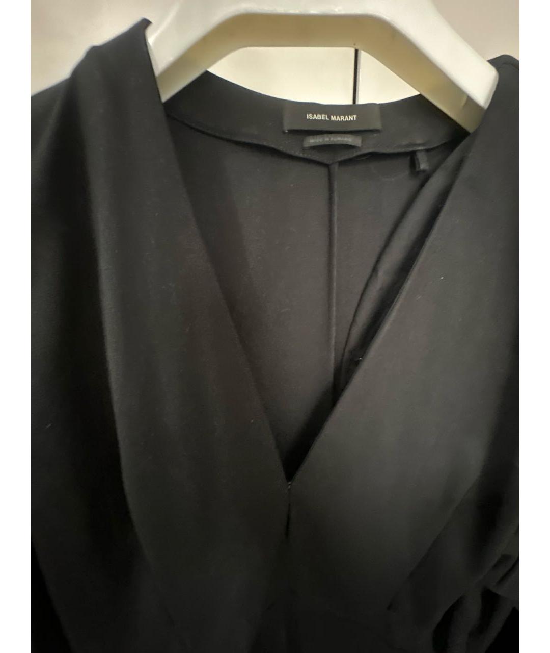 ISABEL MARANT Черное вискозное коктейльное платье, фото 4