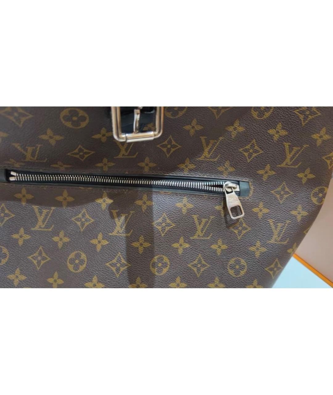 LOUIS VUITTON Коричневый рюкзак, фото 4