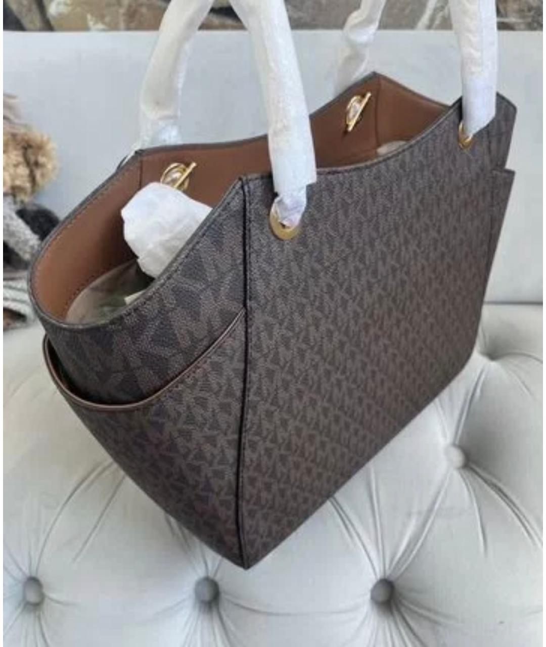 MICHAEL KORS Коричневая сумка тоут, фото 4