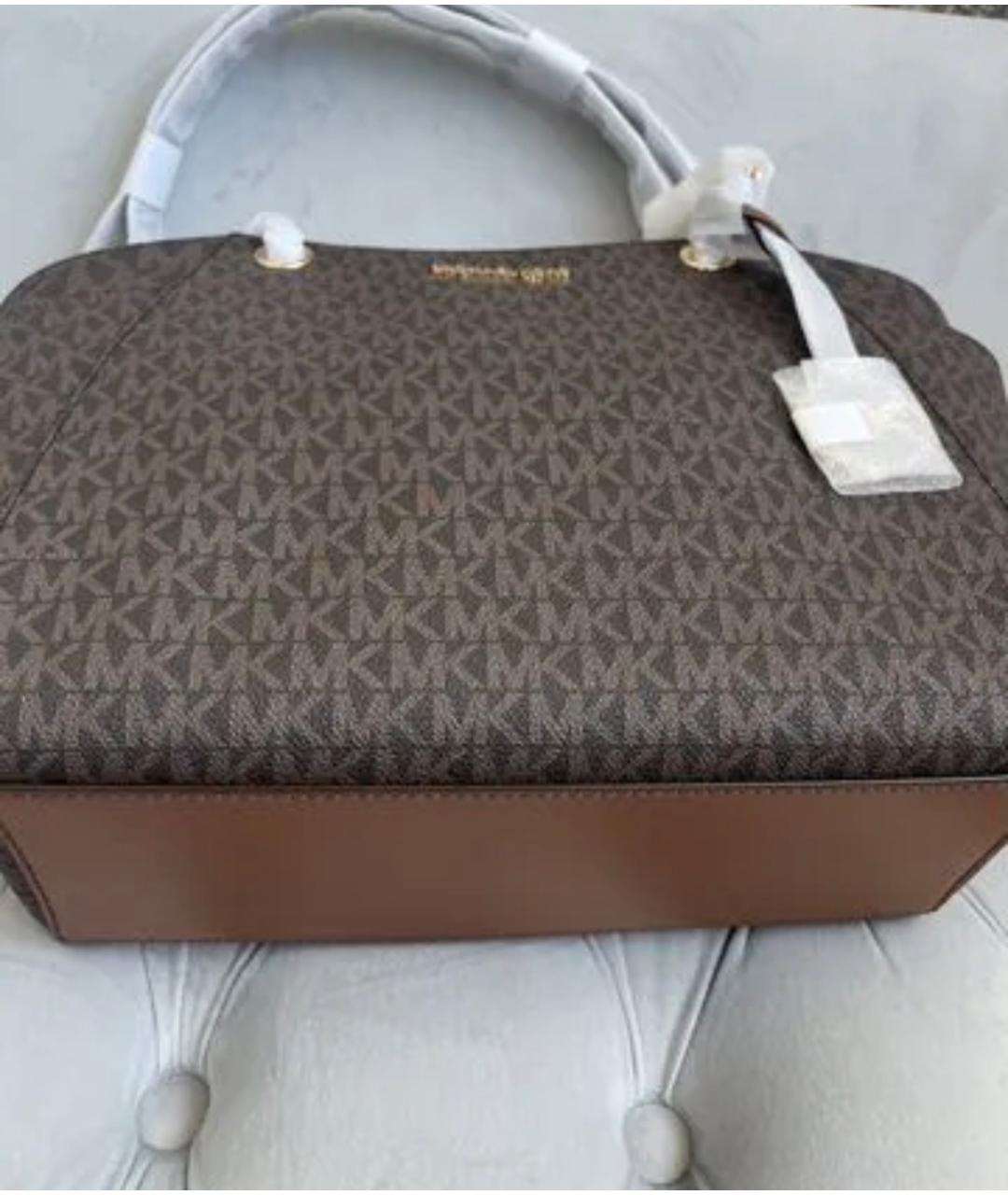 MICHAEL KORS Коричневая сумка тоут, фото 6