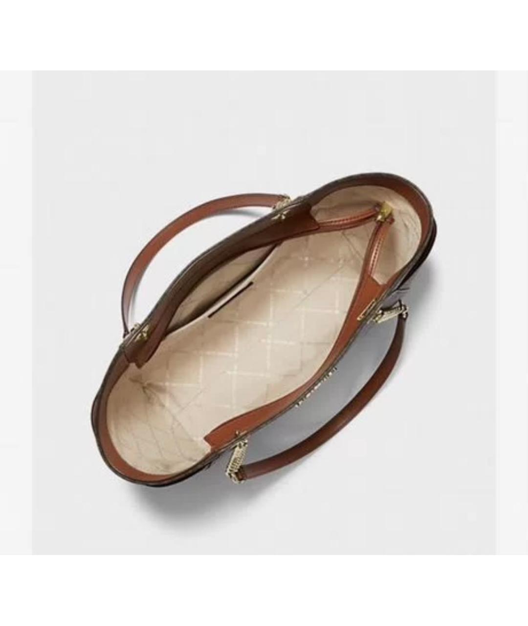 MICHAEL KORS Коричневая сумка тоут, фото 9