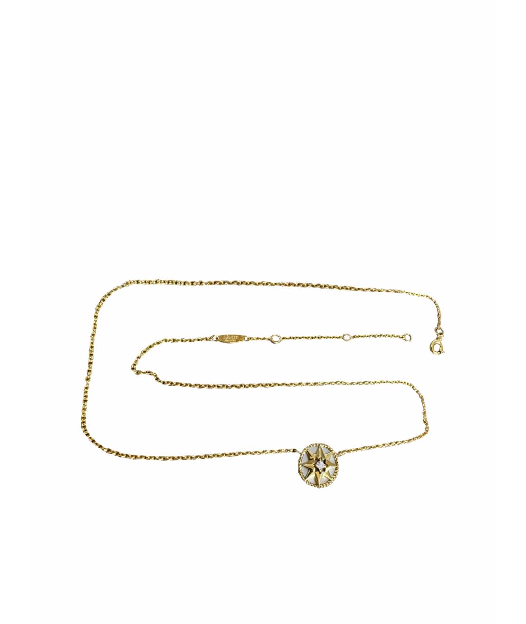 CHRISTIAN DIOR Желтое колье из желтого золота, фото 1
