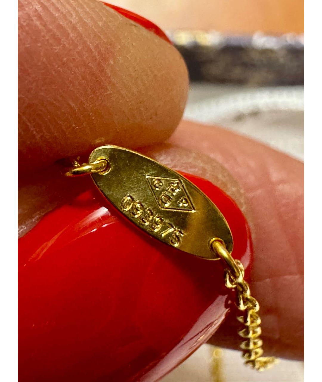 CHRISTIAN DIOR Желтое колье из желтого золота, фото 3