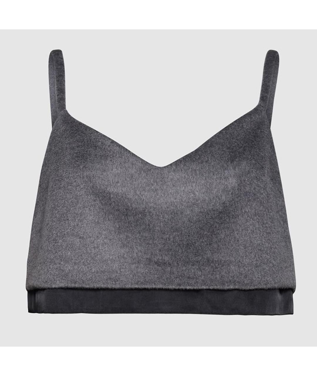 MIU MIU Серая майка, фото 8