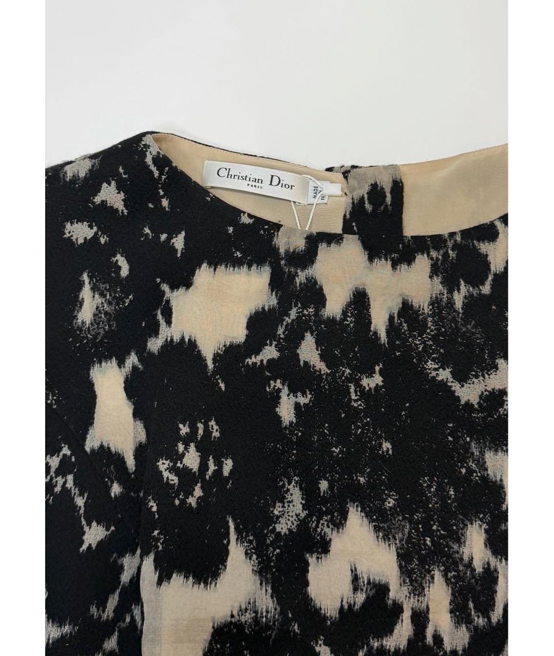 CHRISTIAN DIOR Мульти шерстяная майка, фото 3