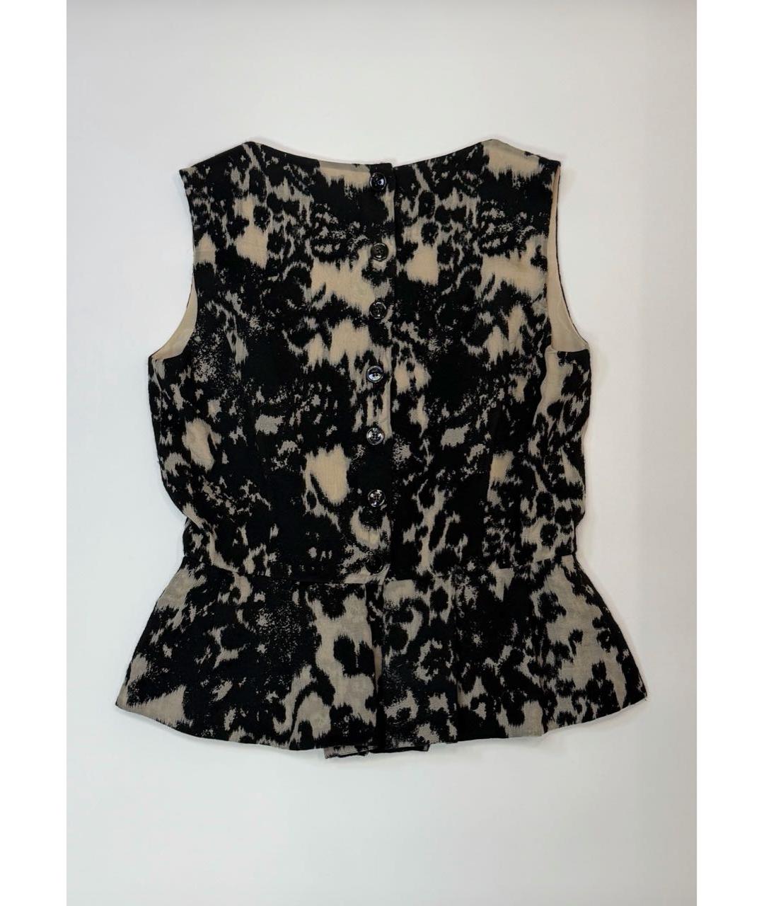 CHRISTIAN DIOR Мульти шерстяная майка, фото 2