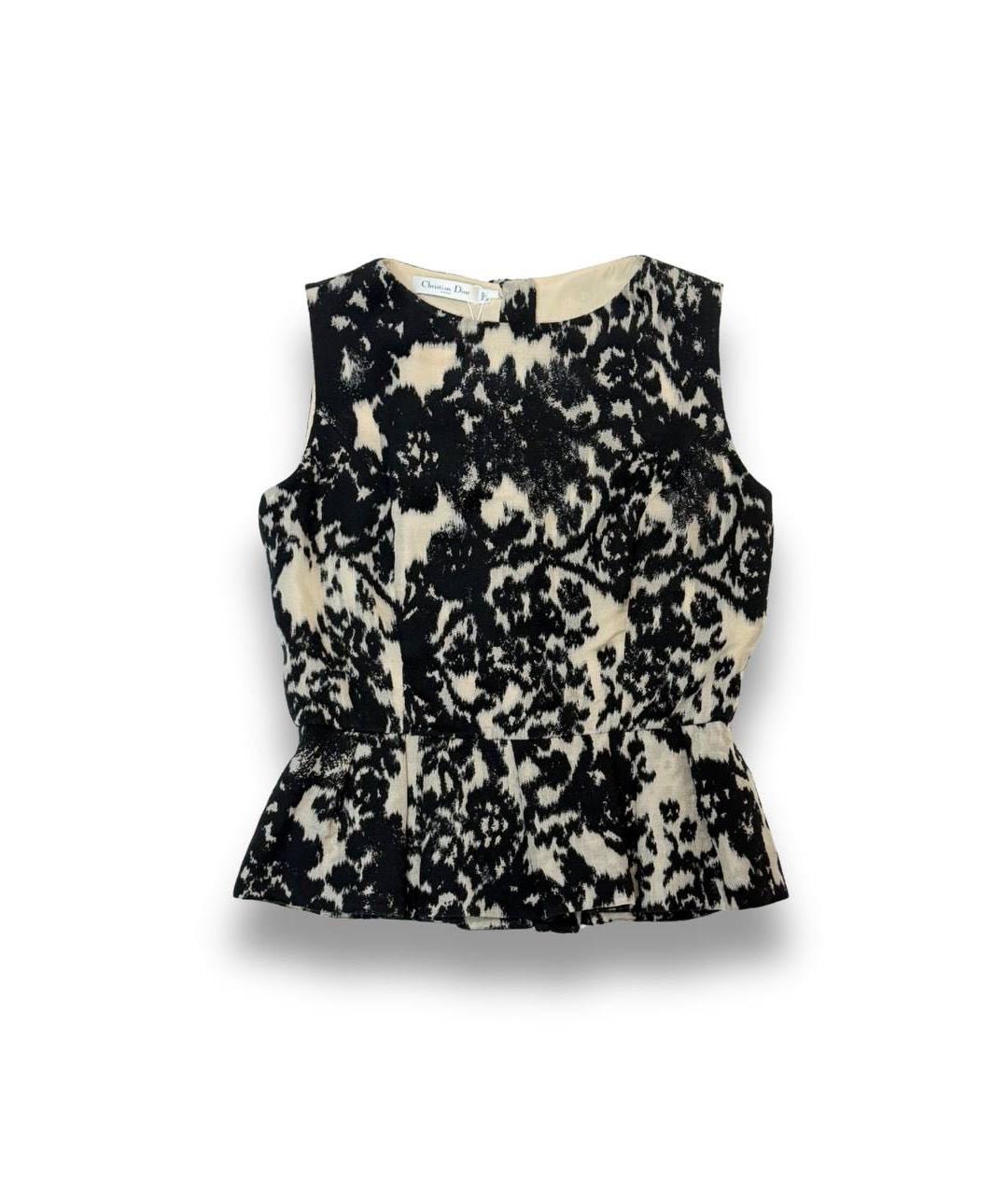 CHRISTIAN DIOR Мульти шерстяная майка, фото 6