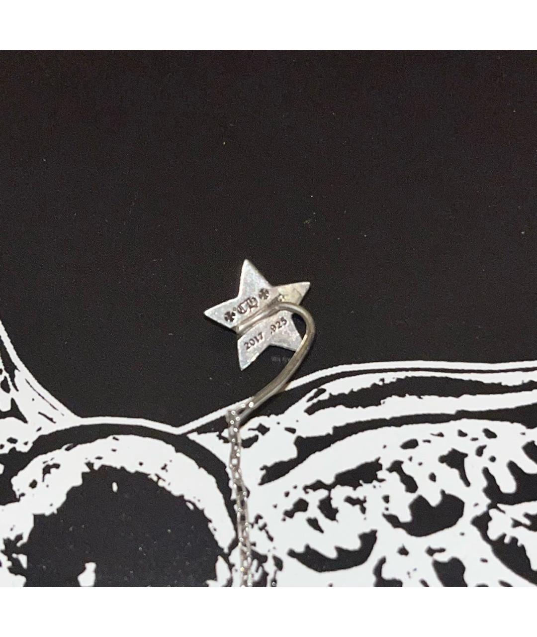 CHROME HEARTS Серебряные серебряные серьги, фото 2