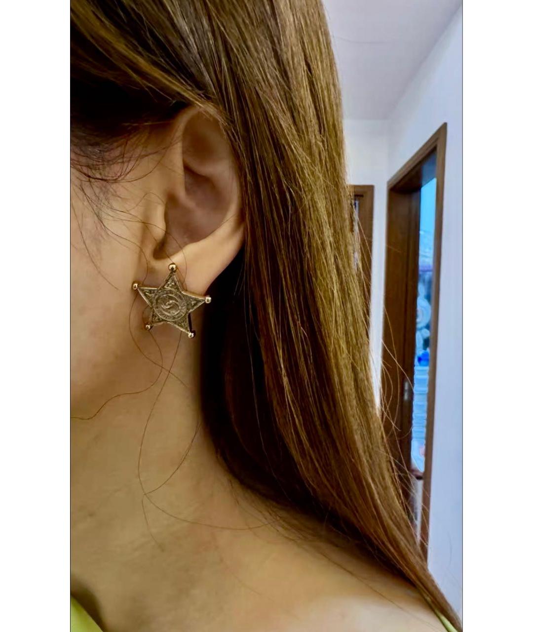 CHANEL Золотые серьги, фото 2