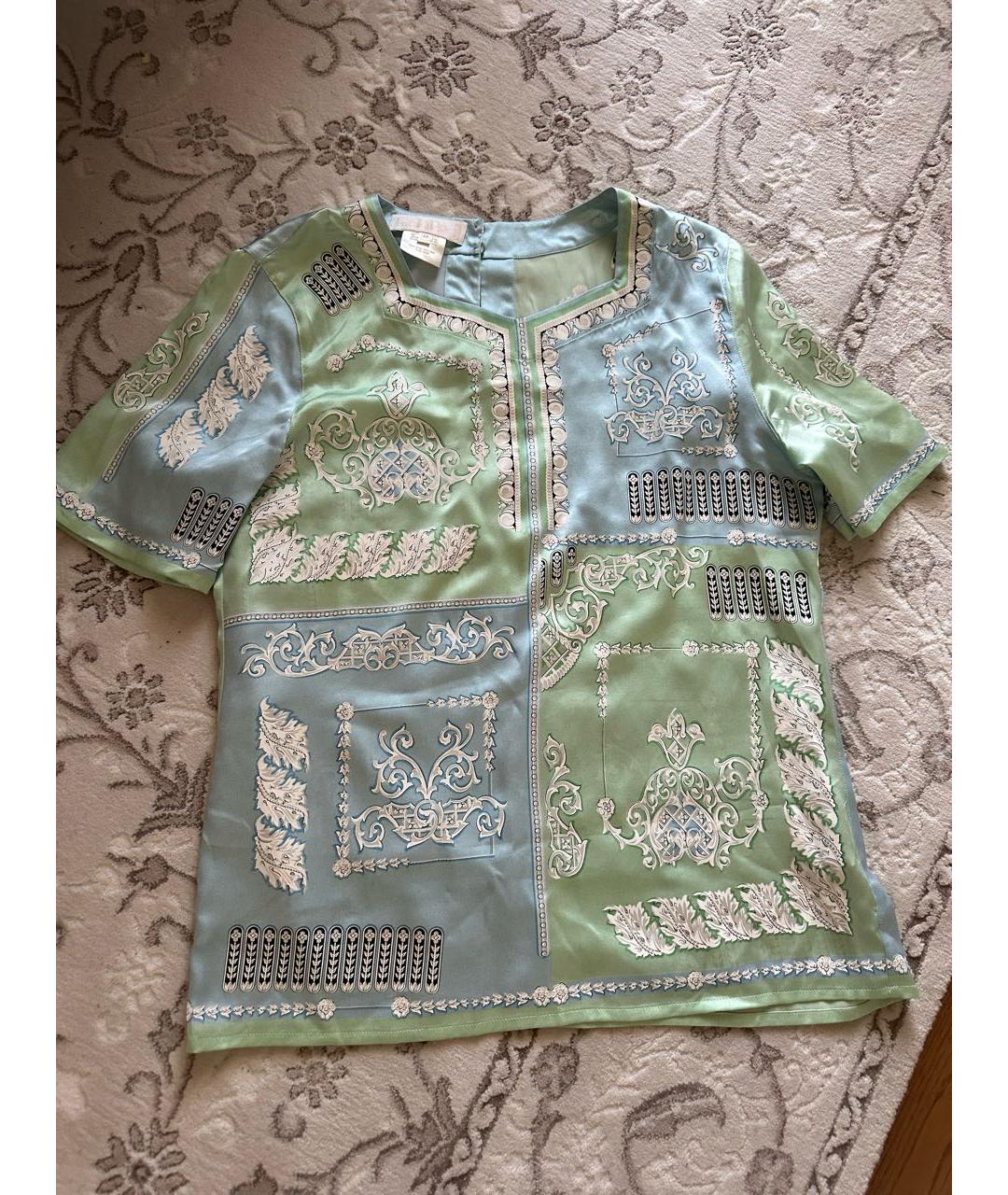 ESCADA Мульти шелковая блузы, фото 8