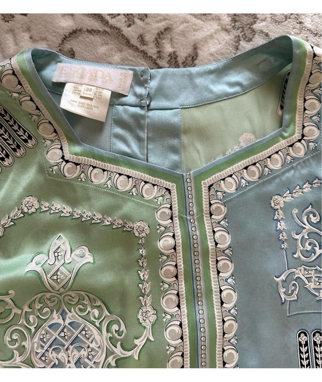 ESCADA Мульти шелковая блузы, фото 7