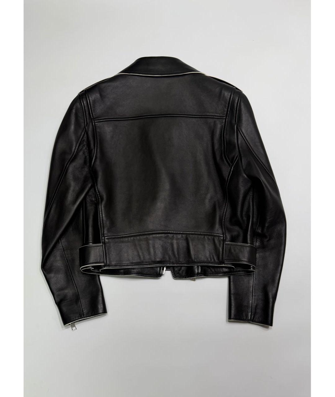 THEORY Черная кожаная куртка, фото 2