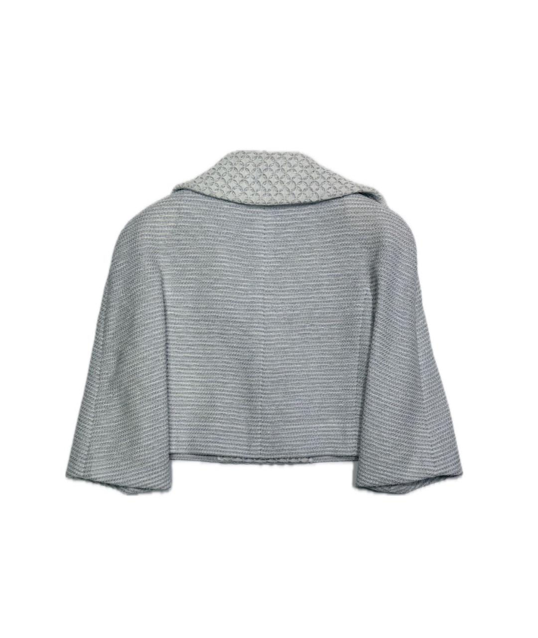 CHANEL Серый жакет/пиджак, фото 2