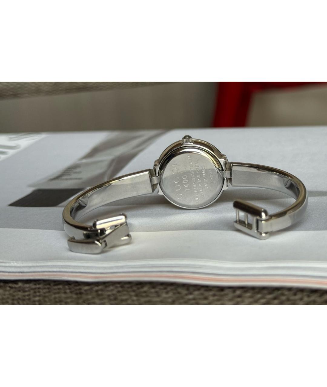 GUCCI Черные стальные часы, фото 4