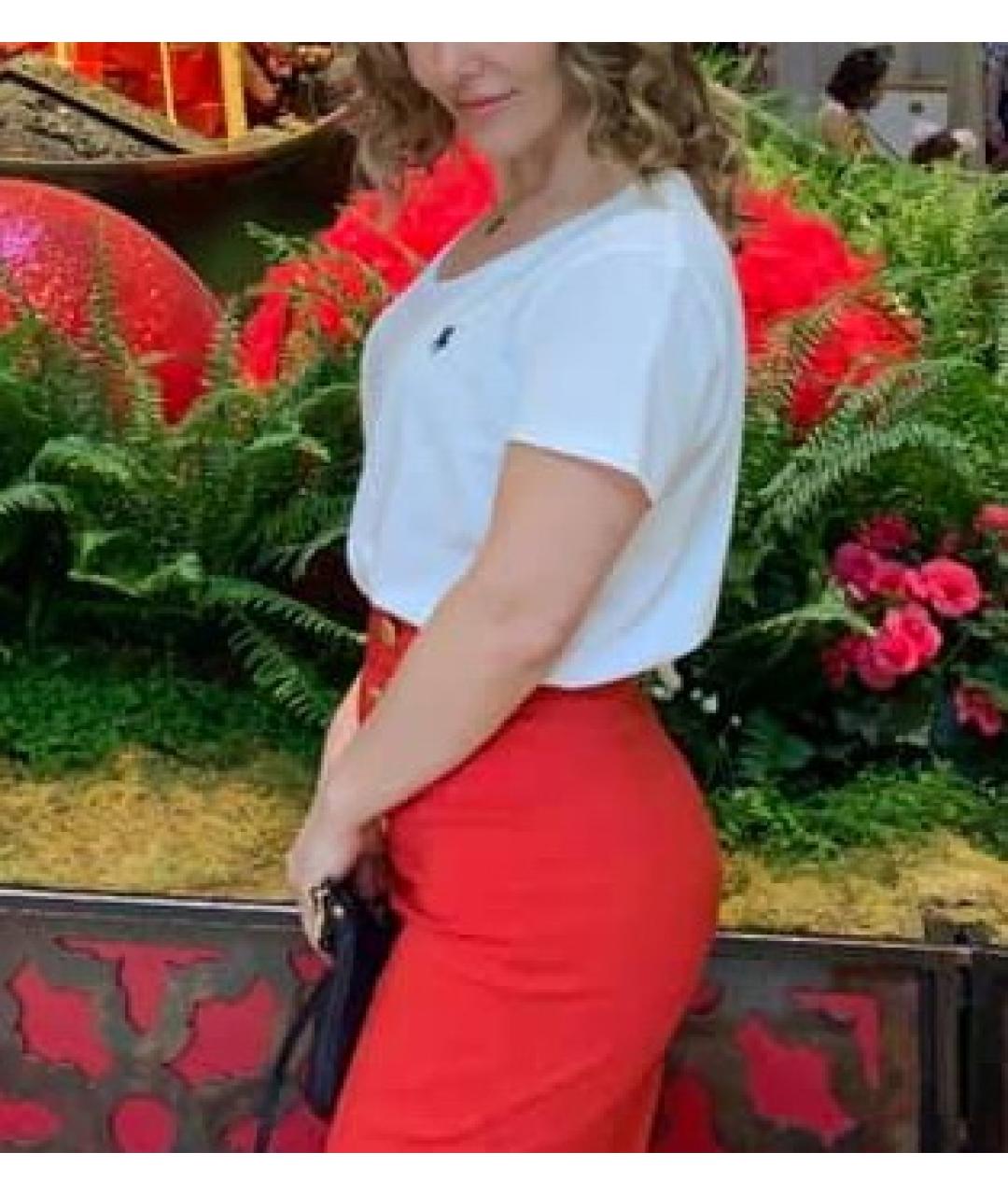 POLO RALPH LAUREN Белая хлопковая футболка, фото 2