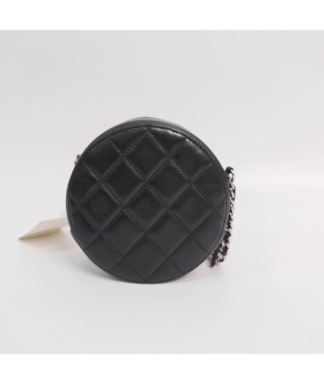 CHANEL Черная кожаная сумка через плечо, фото 3