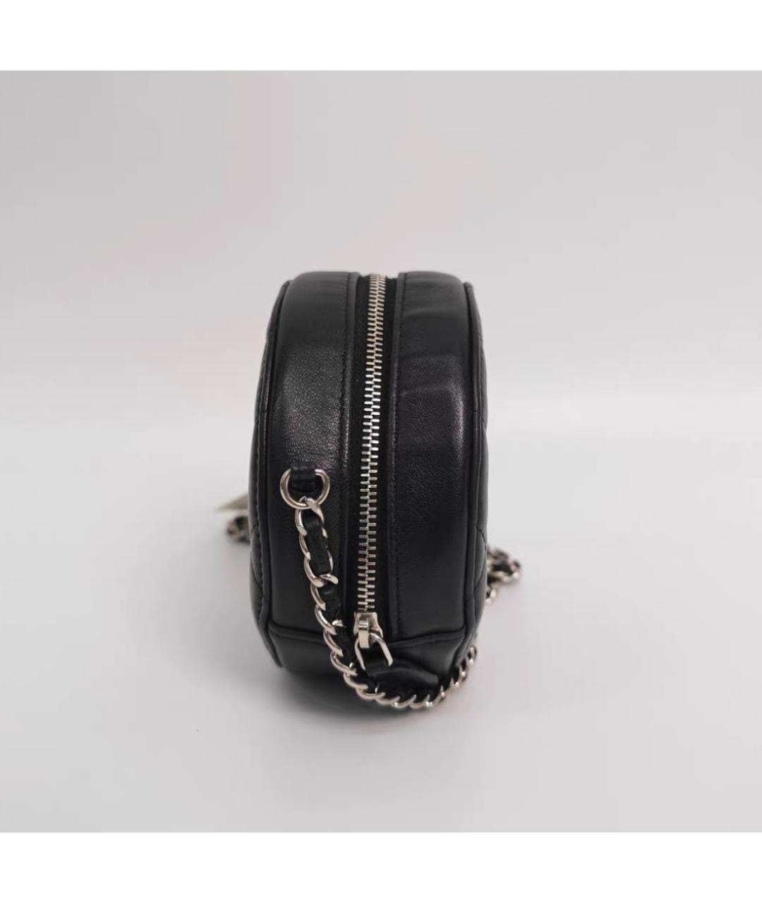 CHANEL Черная кожаная сумка через плечо, фото 4