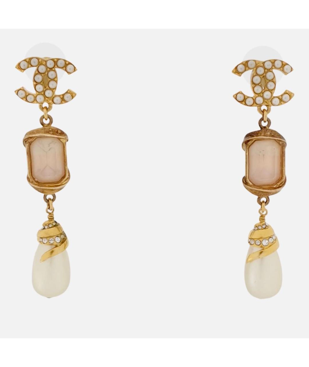 CHANEL Золотые серьги, фото 5