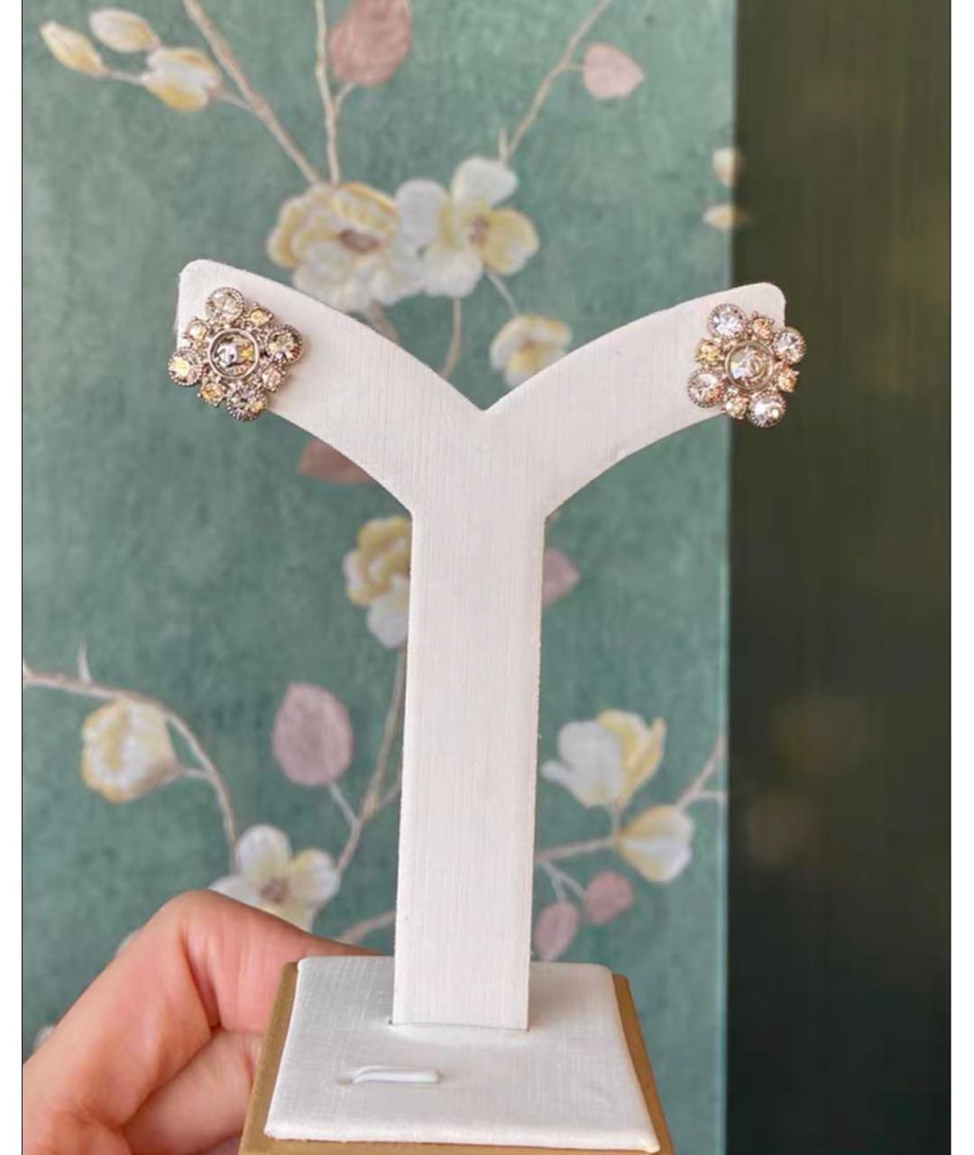 CHANEL Серебряные серьги, фото 3