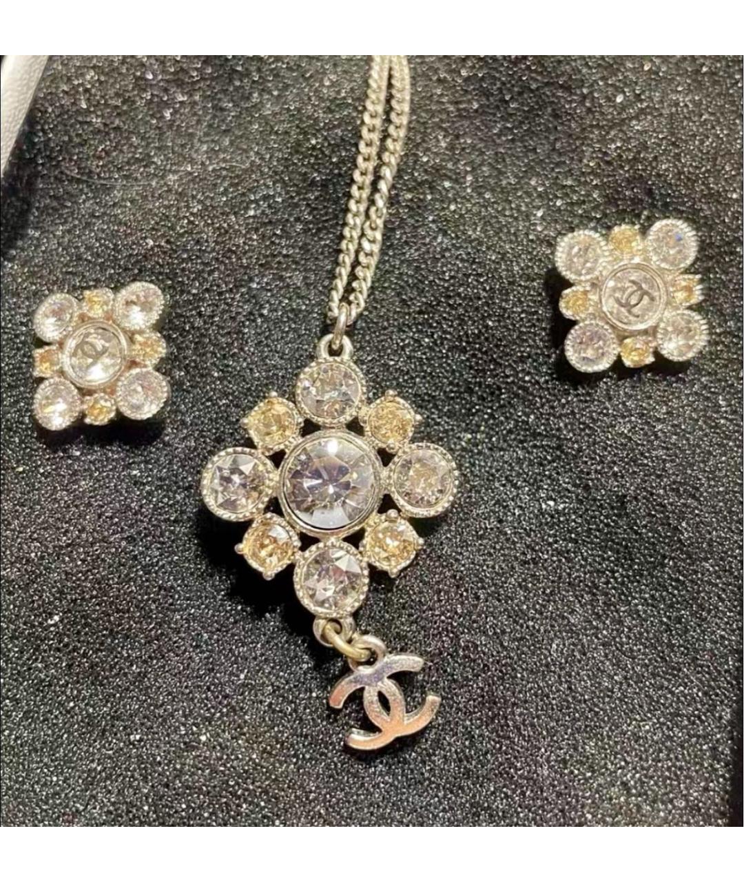 CHANEL Серебряные серьги, фото 4