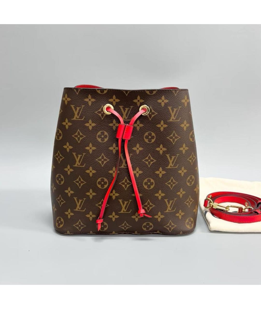 LOUIS VUITTON Коричневая сумка через плечо, фото 2