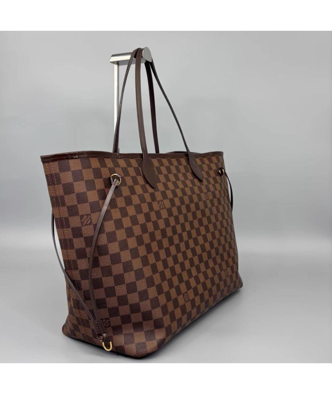 LOUIS VUITTON Коричневая сумка тоут, фото 6