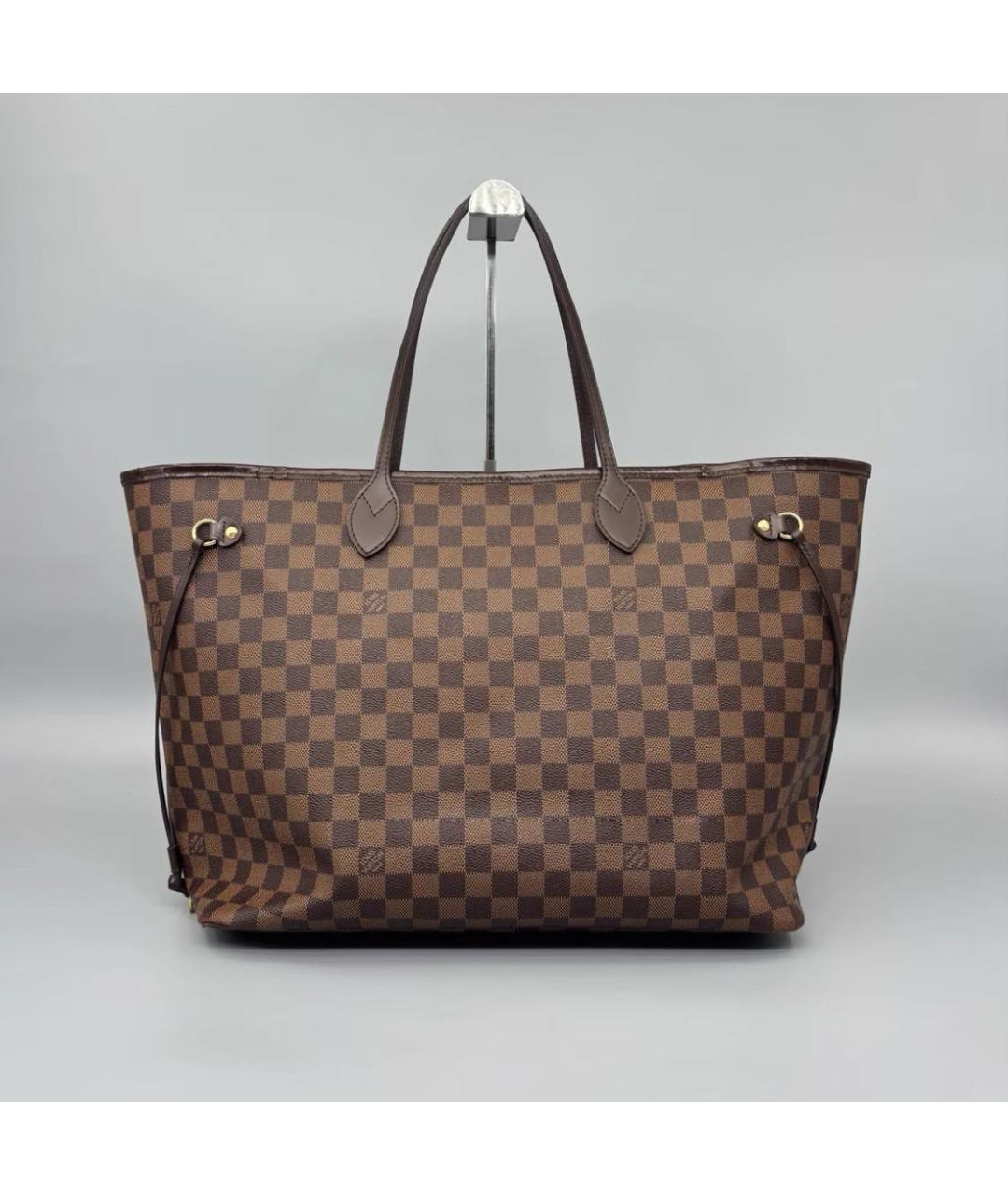 LOUIS VUITTON Коричневая сумка тоут, фото 3