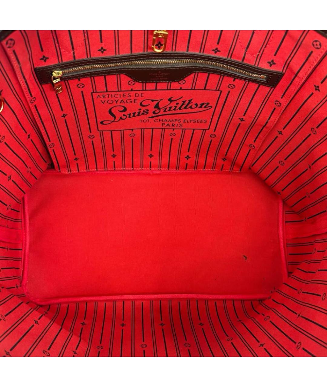 LOUIS VUITTON Коричневая сумка тоут, фото 8