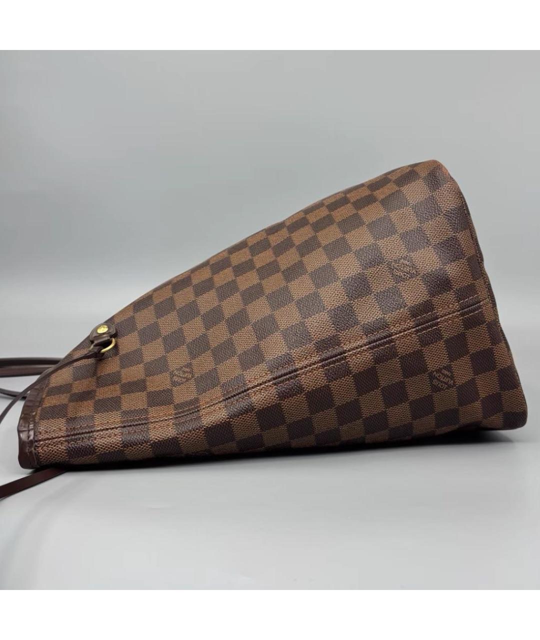 LOUIS VUITTON Коричневая сумка тоут, фото 5