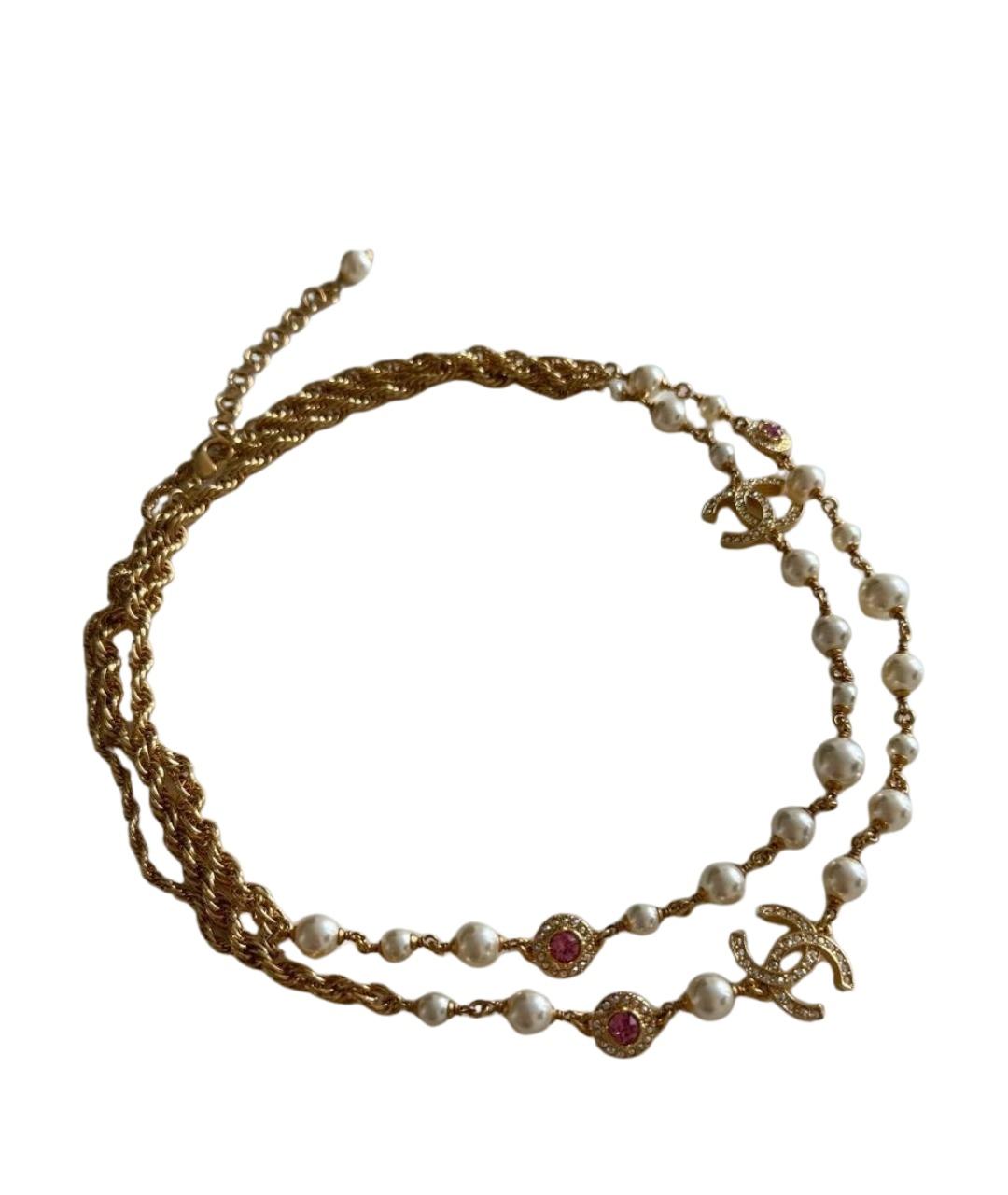 CHANEL Золотое колье, фото 1