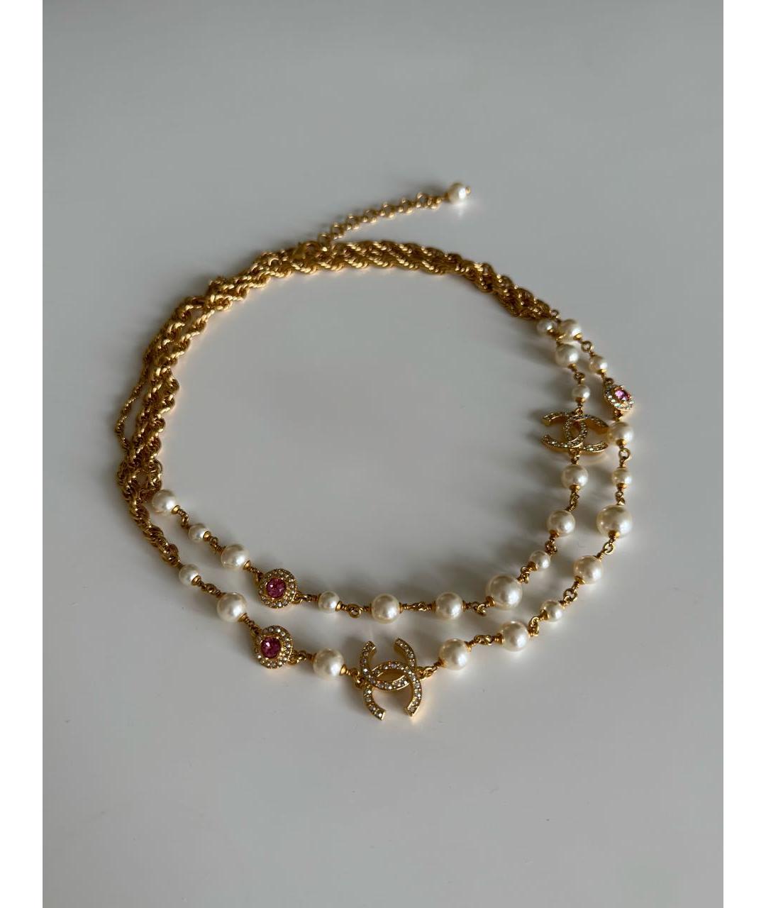 CHANEL Золотое колье, фото 6