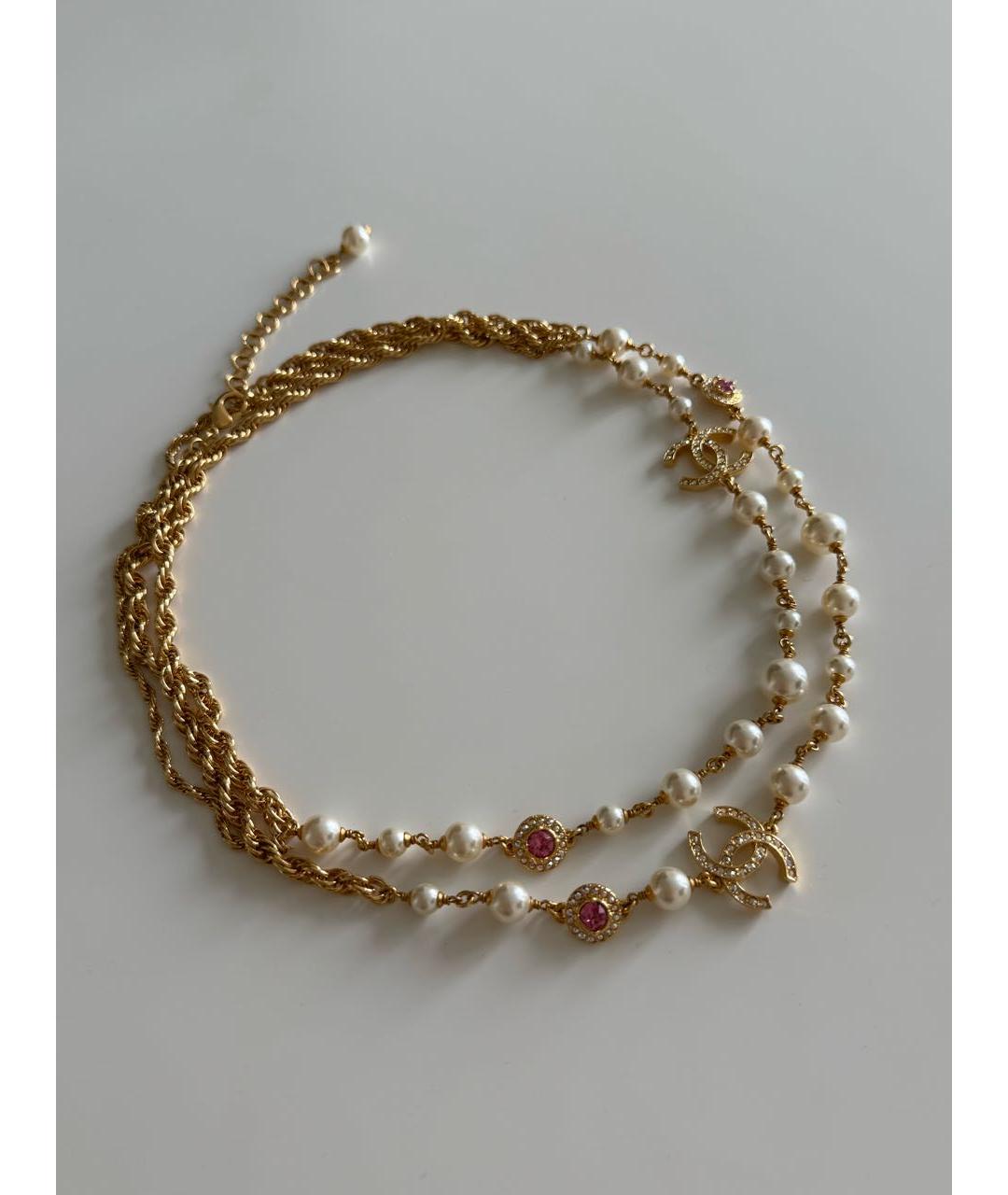 CHANEL Золотое колье, фото 7