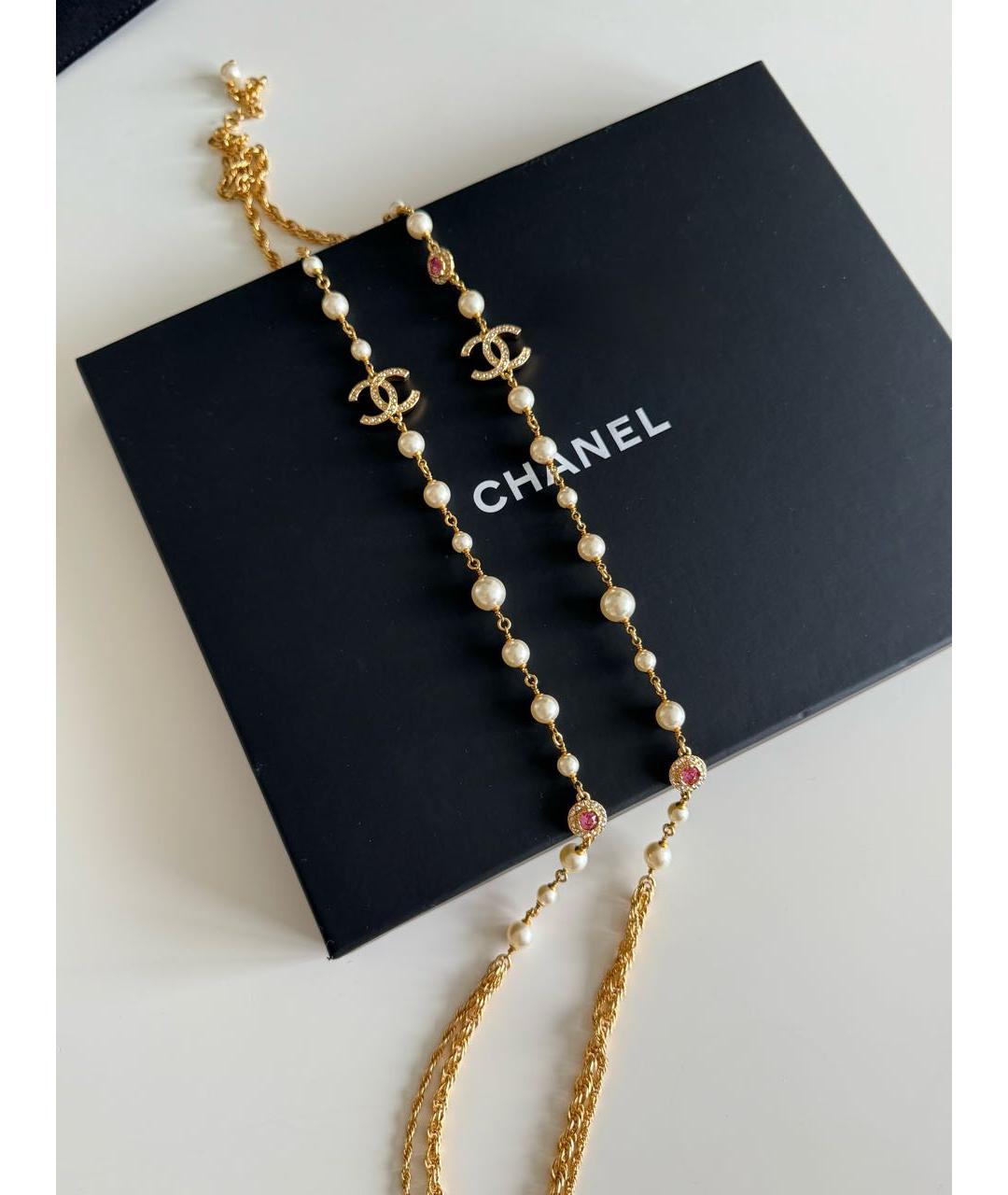 CHANEL Золотое колье, фото 5