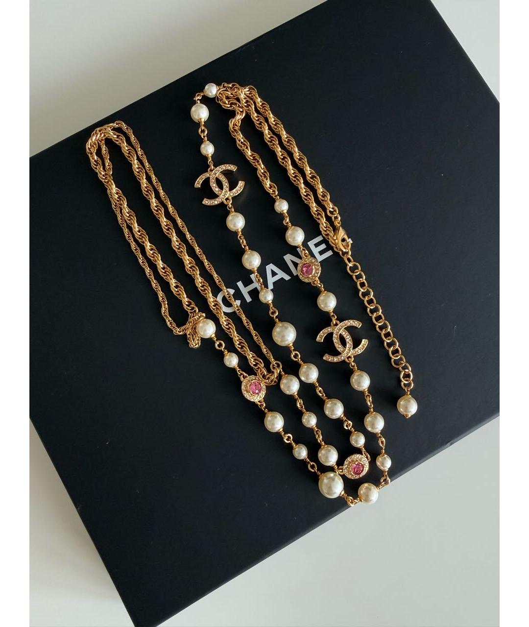 CHANEL Золотое колье, фото 4