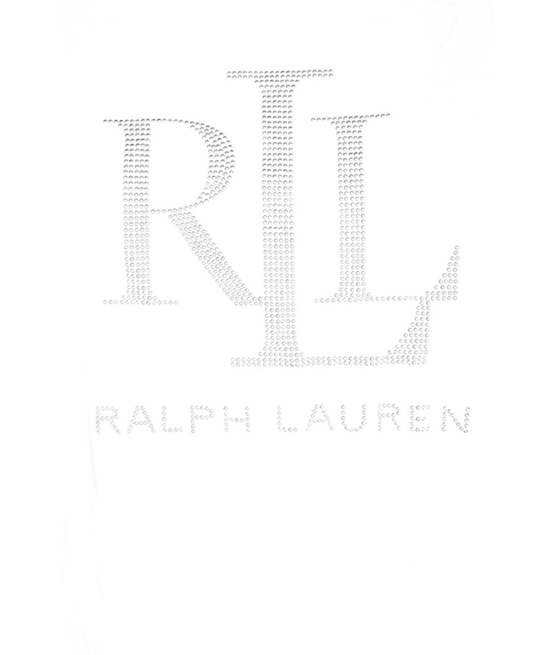 RALPH LAUREN Белая хлопковая футболка, фото 7